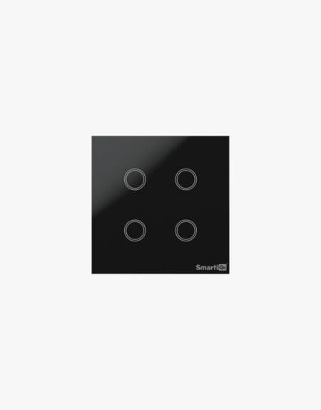 Glass Panel Touch Switch 4 Gang - Smart Home Automation